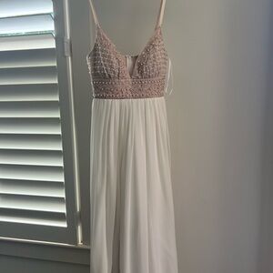 White Formal/Prom Dress